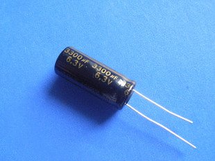 3300UF 6.3V Electrolytic Capacitor (Item# C0116)