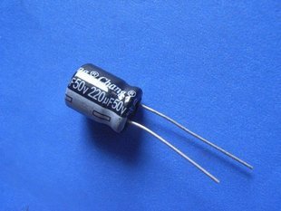 220UF 50V Electrolytic Capacitor (Item# C0121)