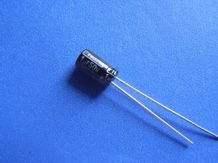 1UF 50V Electrolytic Capacitor (Item# C0128)