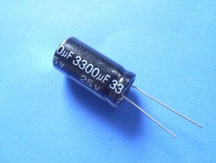 3300UF 25V Electrolytic Capacitor (Item# C0130)