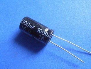 1000UF 16V Electrolytic Capacitor (Item# C0131)
