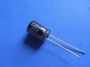 220UF 16V Electrolytic Capacitor (Item# C0133)