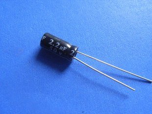 2.2UF 50V Electrolytic Capacitor (Item# C0134)