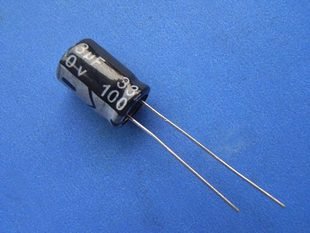 33UF 100V Electrolytic Capacitor (Item# C0139)