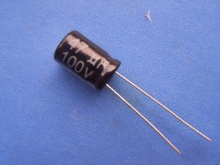 47UF 100V Electrolytic Capacitor (Item# C0140)