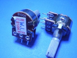 B type 100K (104) Double VR Potentiometer (Item# T0032)