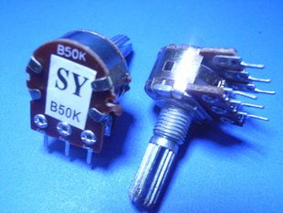 B type 50K (503) Double VR Potentiometer (Item# T0038)