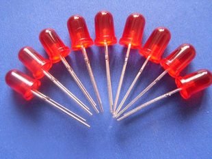 LED Red 5mm Normal Bright round (Item# L0012)