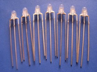 LED Red-Green common anode 3mm Super Bright round (Item# L0018)