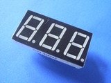 5361AS 0.56 Inch, red, common cathode 3-digit 7-segment module (Item# S0005)