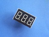 0.36 Inch, red, common anode 3-digit 7-segment module (Item# S0010)