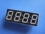 5461BS 0.6 Inch, clock mode, red, common anode 4-digit 7-segment module (Item# S0011)