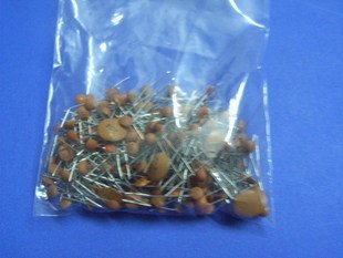 Capacitor Ceramic, 29 value type, total 290 pcs. (Item# M0005)