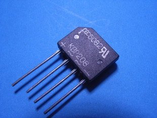 Rectifier Bridge, KBP207 KBP208 KBP210 2A1000V, 5pcs. (Item# D0005)