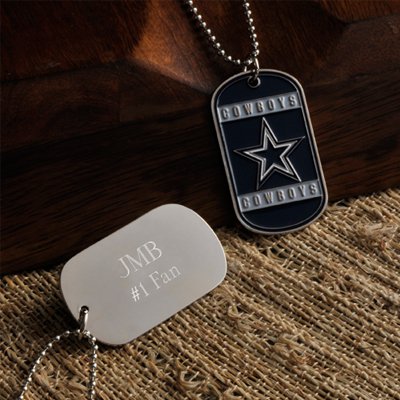 Personalized NFL Dog Tag Dallas Cowboys