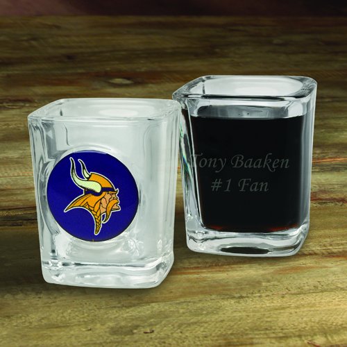 Personalized NFL Shot Glass