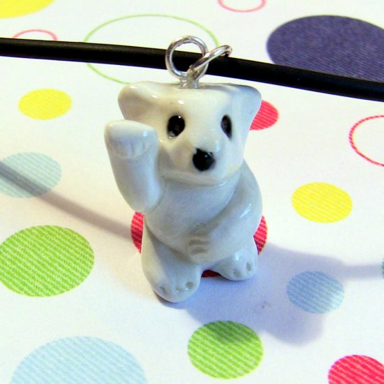 Polar Bear Endangered Charity Animini Necklace