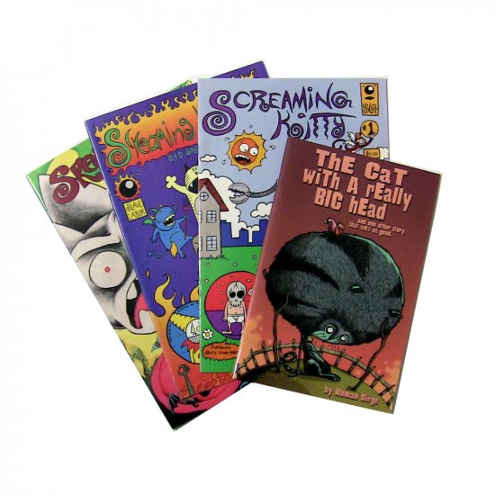 Cute but Twisted Comic Set: Cats and Bunnies