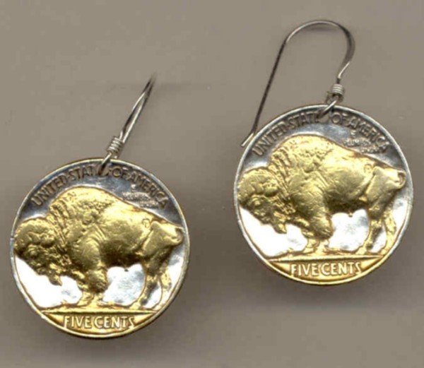 Buffalo nickel (minted 1913 - 1938)