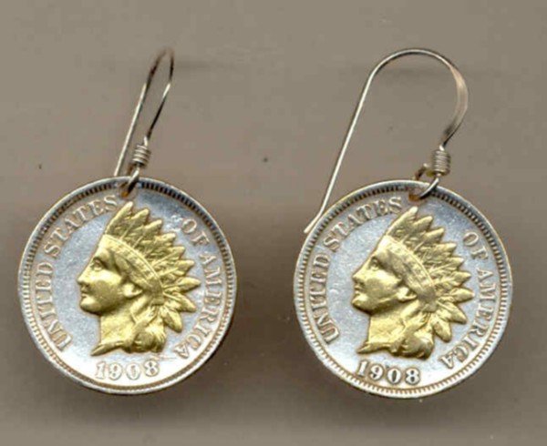 Indian head penny (minted 1859 - 1909)