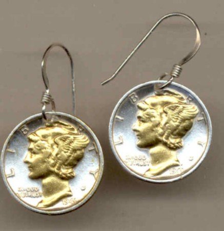 Mercury Silver dime (minted 1916 - 1945)