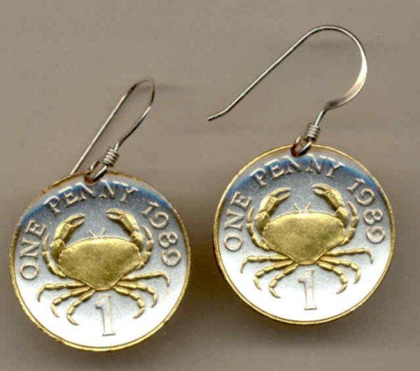 Guernsey penny Crab (nickel size)