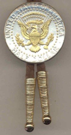 Kennedy ½ dollar reverse (Eagle, banner & Stars done in Gold)