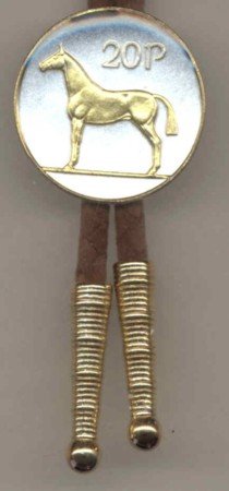 Irish 20 pence Horse (a little bigger than a S. B. Anthony dollar)