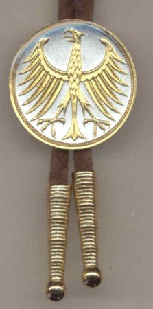 German 5 mark Silver coin Eagle (a little smaller than a U.S. half dollar)