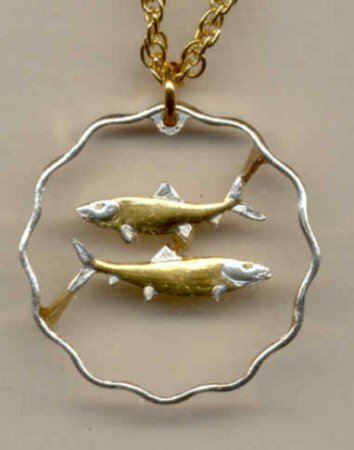 Bahamas 10 cent Bone fish (U.S. quarter size)