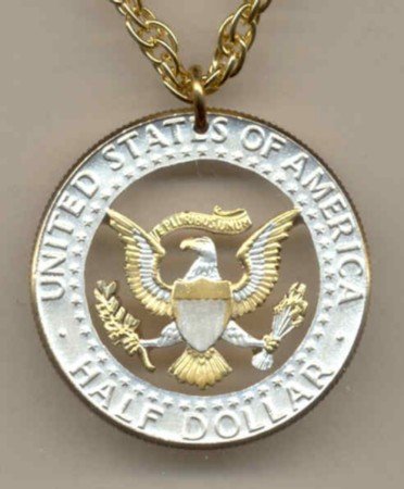 Kennedy half (Eagle & full rim) copper - nickel 1970 - date