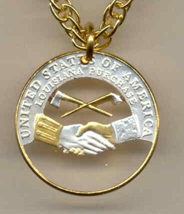 New Jefferson nickel Peace Medal (2004)