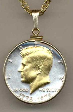 Bi-centennial Kennedy half (1976)