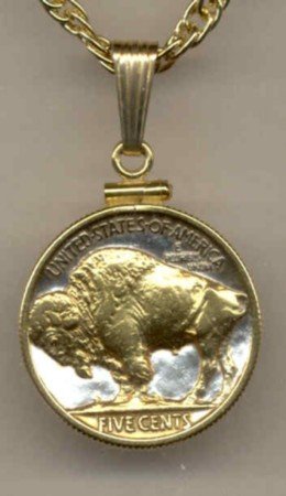 Buffalo nickel (minted 1913 - 1938)