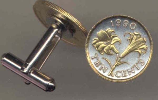 Bermuda 10 cent Lily (dime size)
