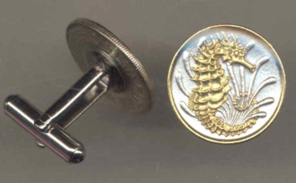 Singapore 10 cent Seahorse (U.S. dime size)