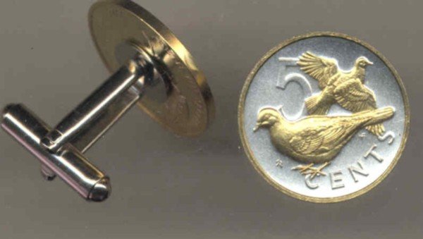 British Virgin Islands 5 cent Doves