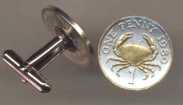 Guernsey penny Crab (U.S. nickel size)