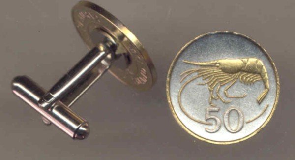 Iceland 50 aurar Shrimp (U.S. penny size)