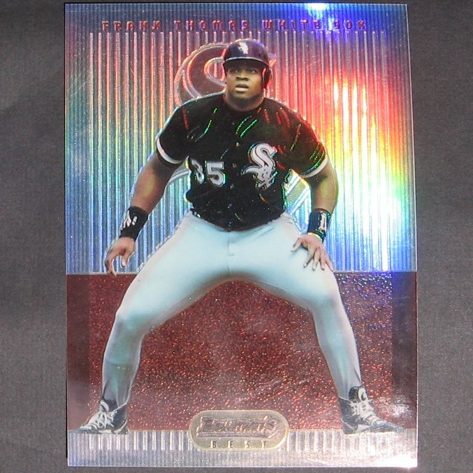 FRANK THOMAS - 1995 Bowman's Best Refractor JUMBO CARD - Chicago White Sox