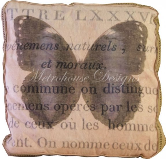 Azuel Butterfly Accent Box Pillow