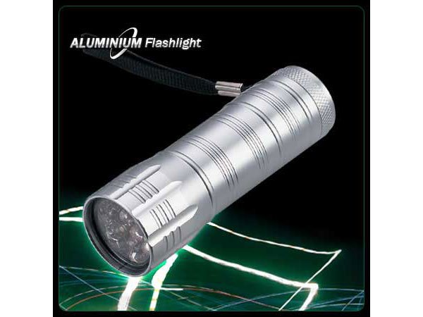 Super Bright 12 LEDS Aluminum LED Flashlight