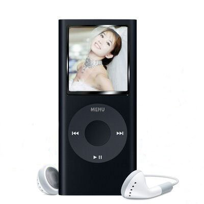 2nd Gen 1GB 1.8" MP3 MP4 Movie FM REC Video Photo Player Black