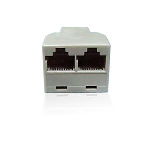 Lot of 8 Network RJ45 8P8C LAN 1 to 2 Y Adaptor/Divider/Splitter