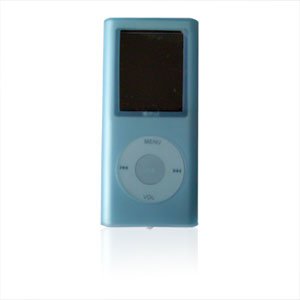 Light Blue Silicone Skin Cover for 1.8" Nano Clone MP4 Player