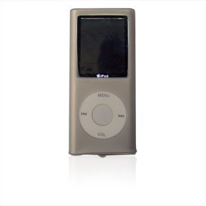Light Grey Silicone Skin Cover for 1.8" Nano Clone MP4 Player