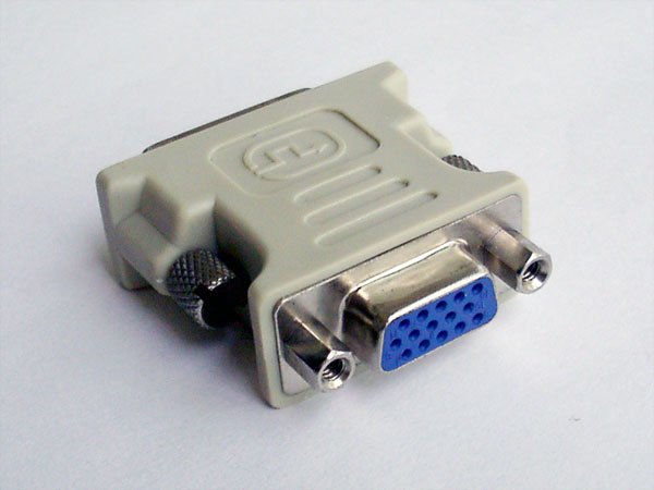 Lots 3 DVI-I to VGA Converter Adapter For HDTV LCD DVD