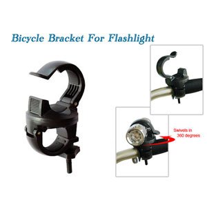 Lots of 2 Mountain Bike Road Bicycle Bracket Clip for LED Flashlight