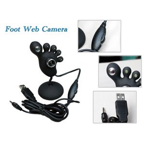 1.3M PIXEL VISTA PC Notebook Color Web Cam PC Camera Foot With Mic LED light