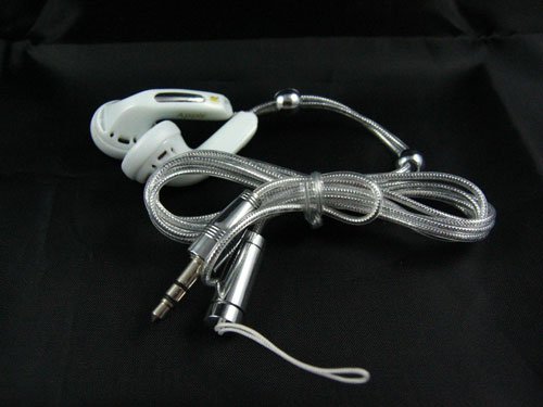 Lots 2 Metal Style EarBud Headphone Earphone For iPod NANO VIDEO MP4